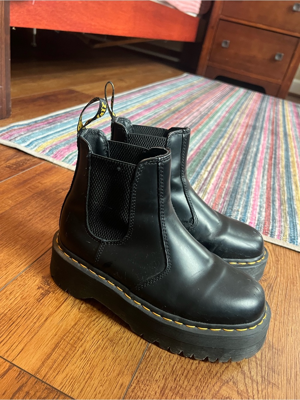 Doc Martens Women’s Platform Black Chelsea Boots